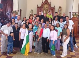 Zapatoca acompañó la posesión del padre Omar Fabián Carreño como nuevo párroco en El Guacamayo