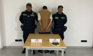 Captura de un ciudadano por el delito de Tráfico, Fabricación o Porte de Estupefacientes.