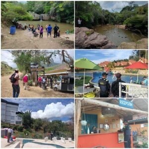 Actividades de control y vigilancia en piscinas y balnearios de Zapatoca