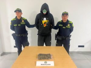 Capturado en la vía a Zapatoca con más de 200 dosis de marihuana