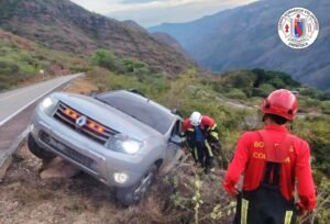 Zapatoca Girón, cuerpo de Bomberos de Zapatoca atendió la situación, no se presentaron personas lesionadas.