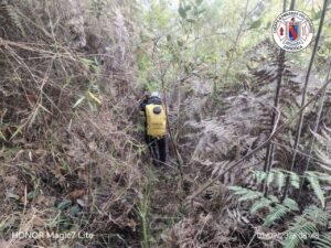 Controlado el incendio que fue reportado en la vereda Santa Rita de Zapatoca