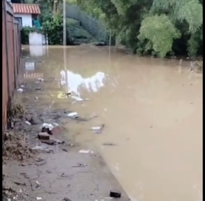 Las fuertes lluvias provocan emergencia e inundaciones en Zapatoca, Santander